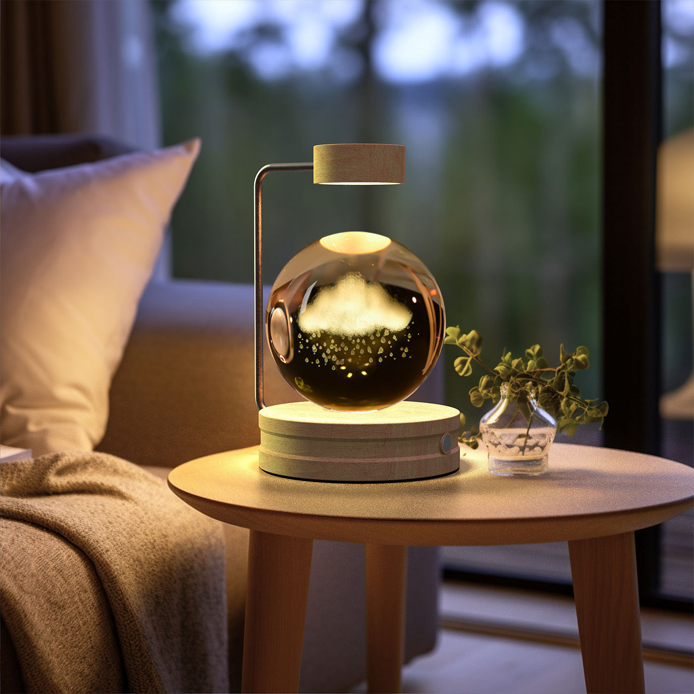 Crystal Ball Cosmic Indoor Night Light - eva-ana