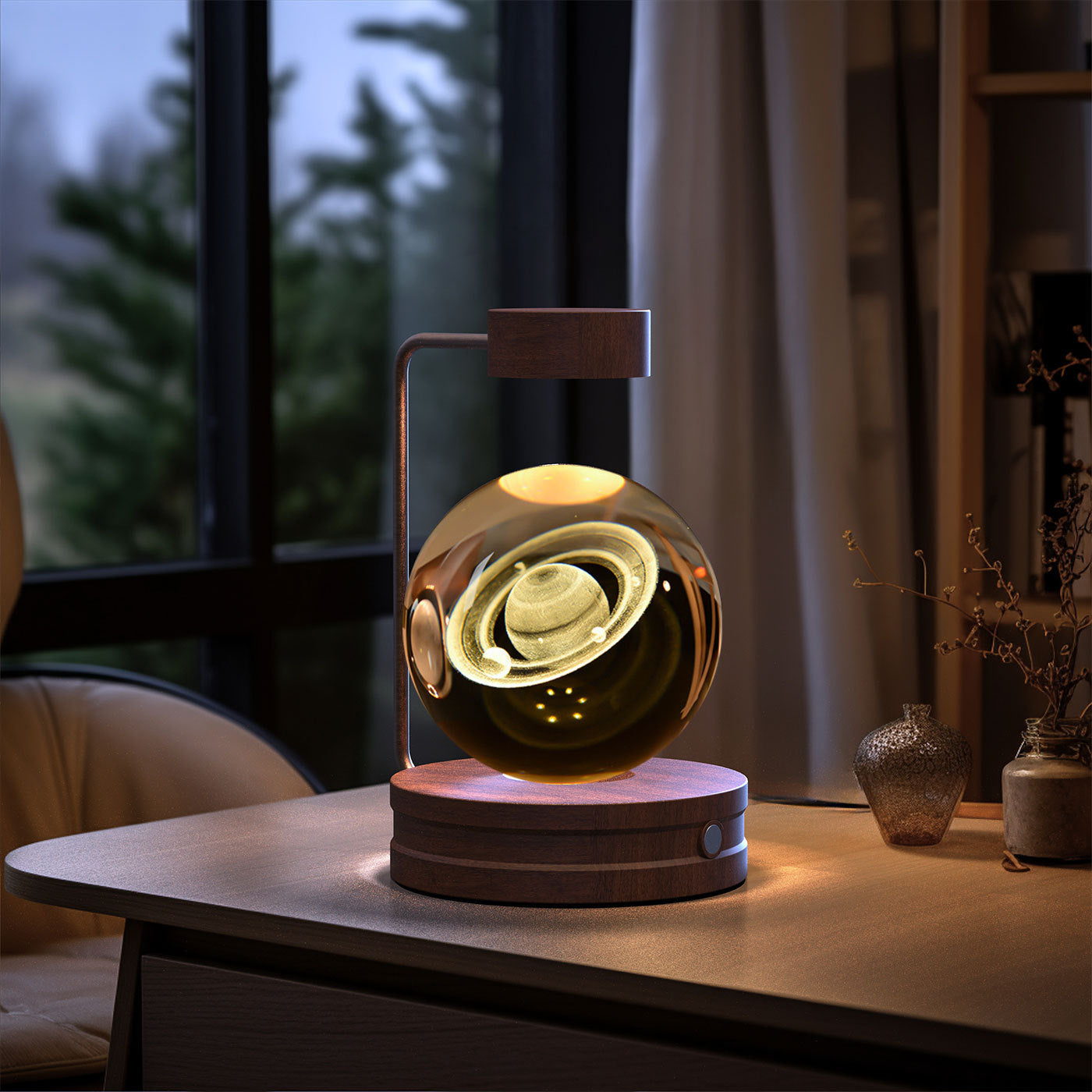 Crystal Ball Cosmic Indoor Night Light - eva-ana