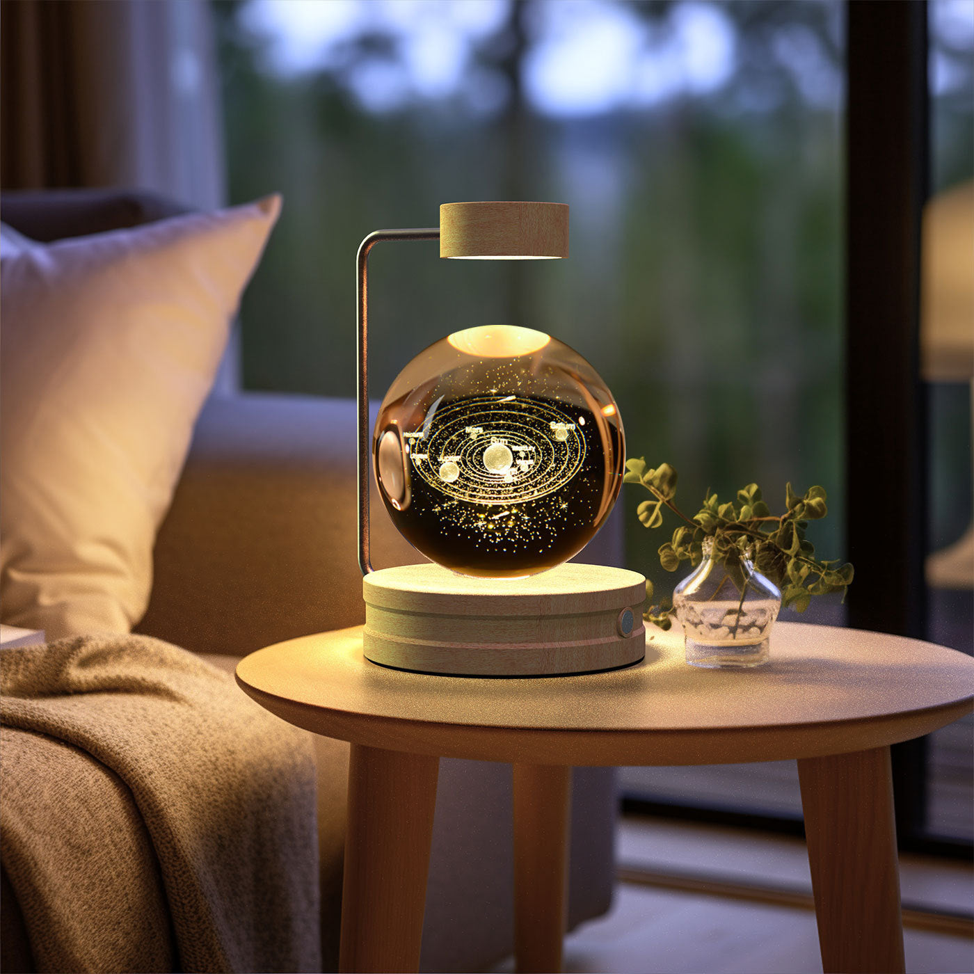 Crystal Ball Cosmic Indoor Night Light - eva-ana