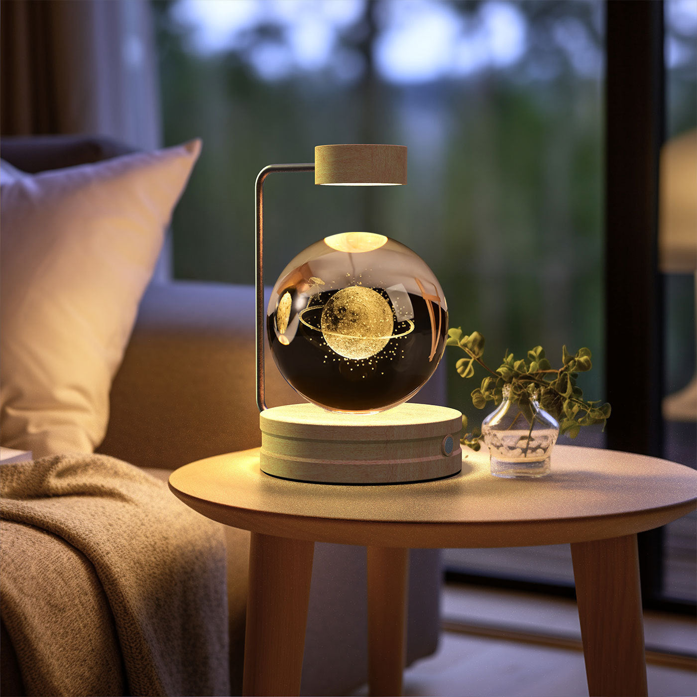 Crystal Ball Cosmic Indoor Night Light - eva-ana