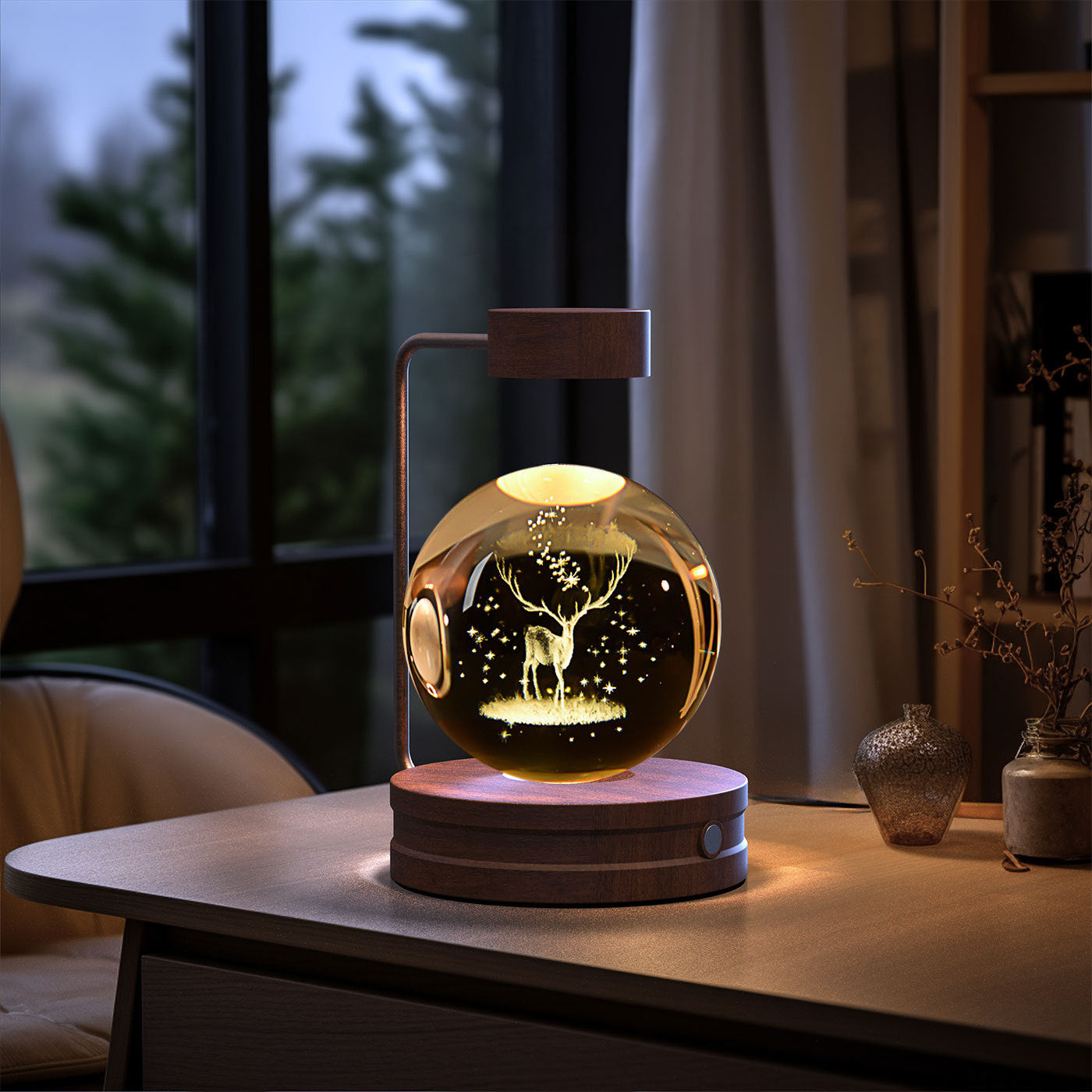Crystal Ball Cosmic Indoor Night Light - eva-ana