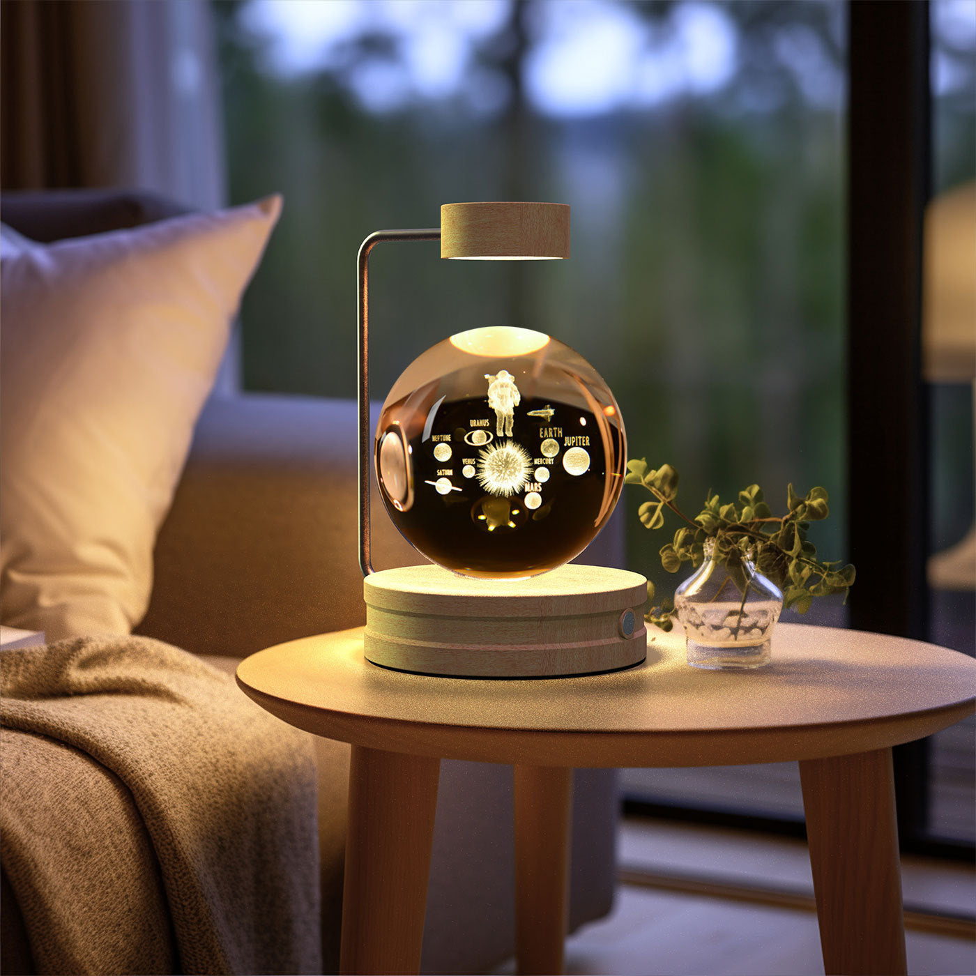 Crystal Ball Cosmic Indoor Night Light - eva-ana