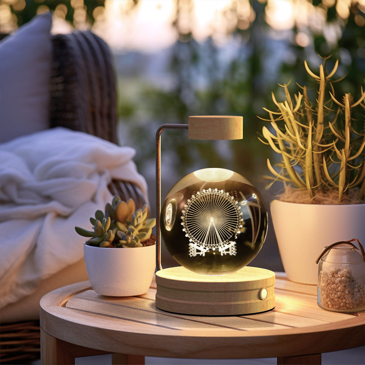 Crystal Ball Cosmic Indoor Night Light - eva-ana