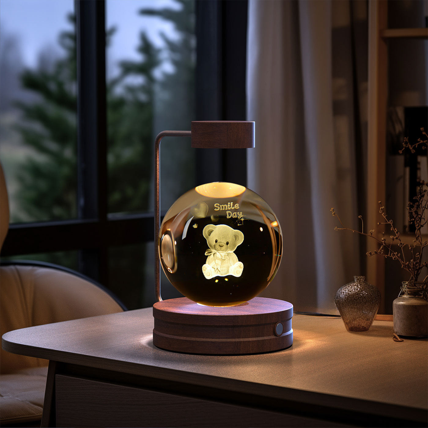 Crystal Ball Cosmic Indoor Night Light - eva-ana