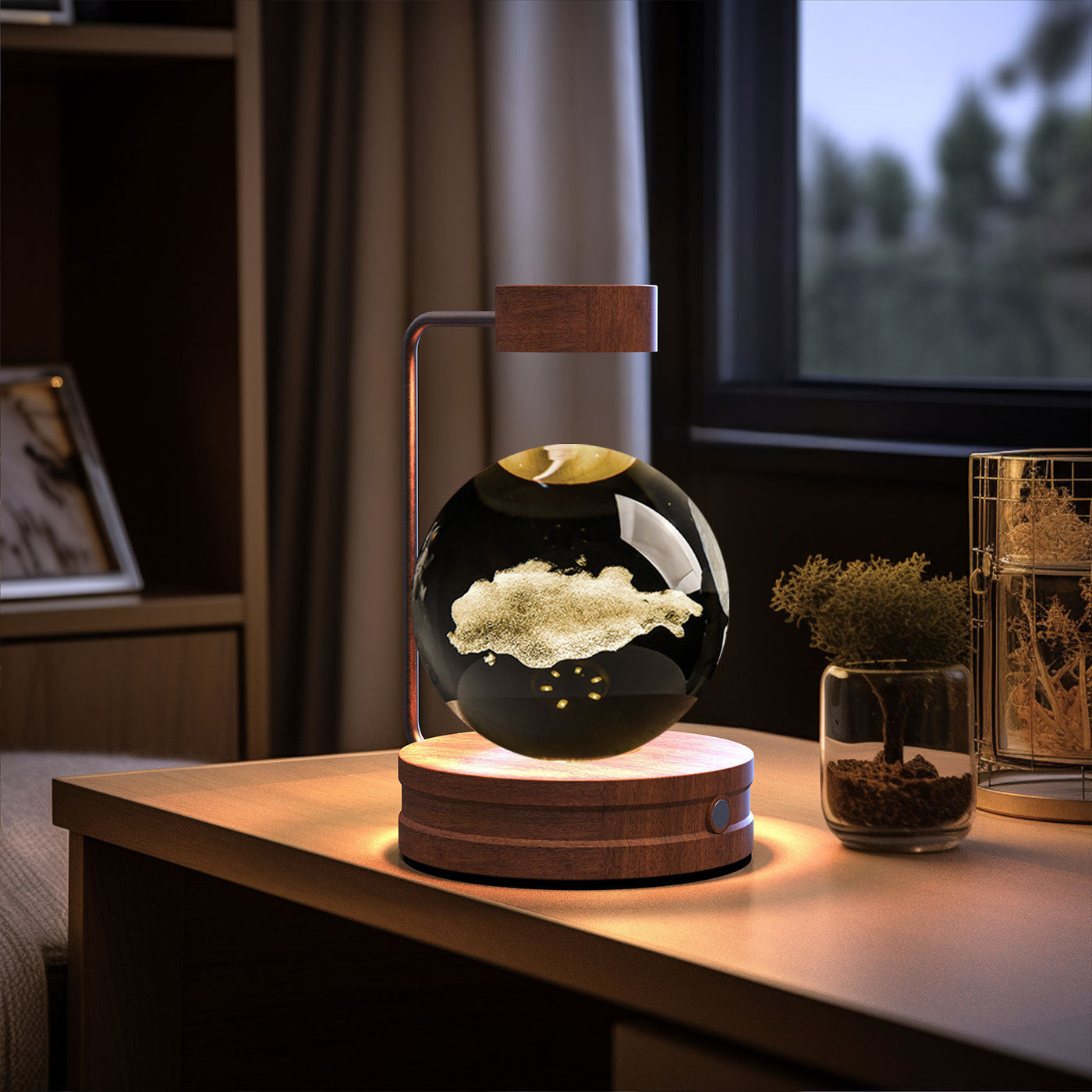 Crystal Ball Cosmic Indoor Night Light - eva-ana