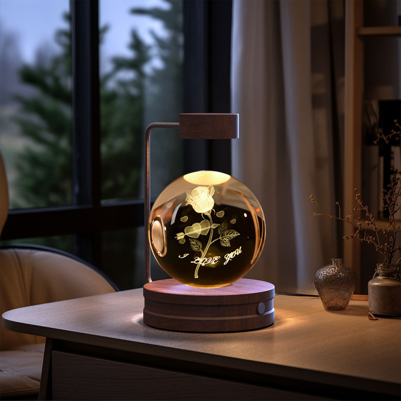 Crystal Ball Cosmic Indoor Night Light - eva-ana