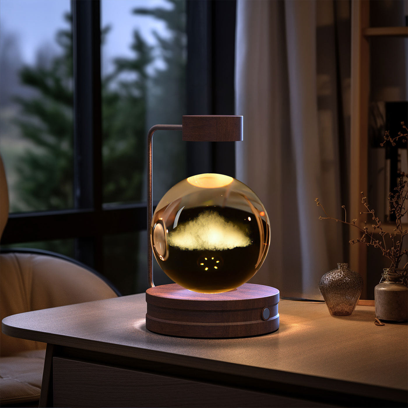Crystal Ball Cosmic Indoor Night Light - eva-ana