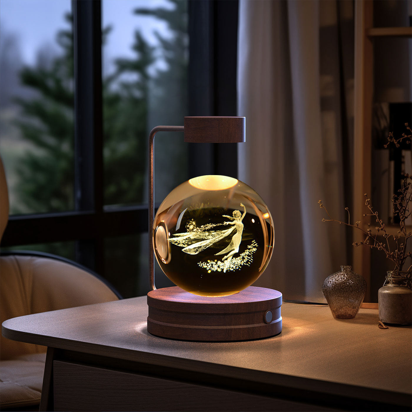 Crystal Ball Cosmic Indoor Night Light - eva-ana