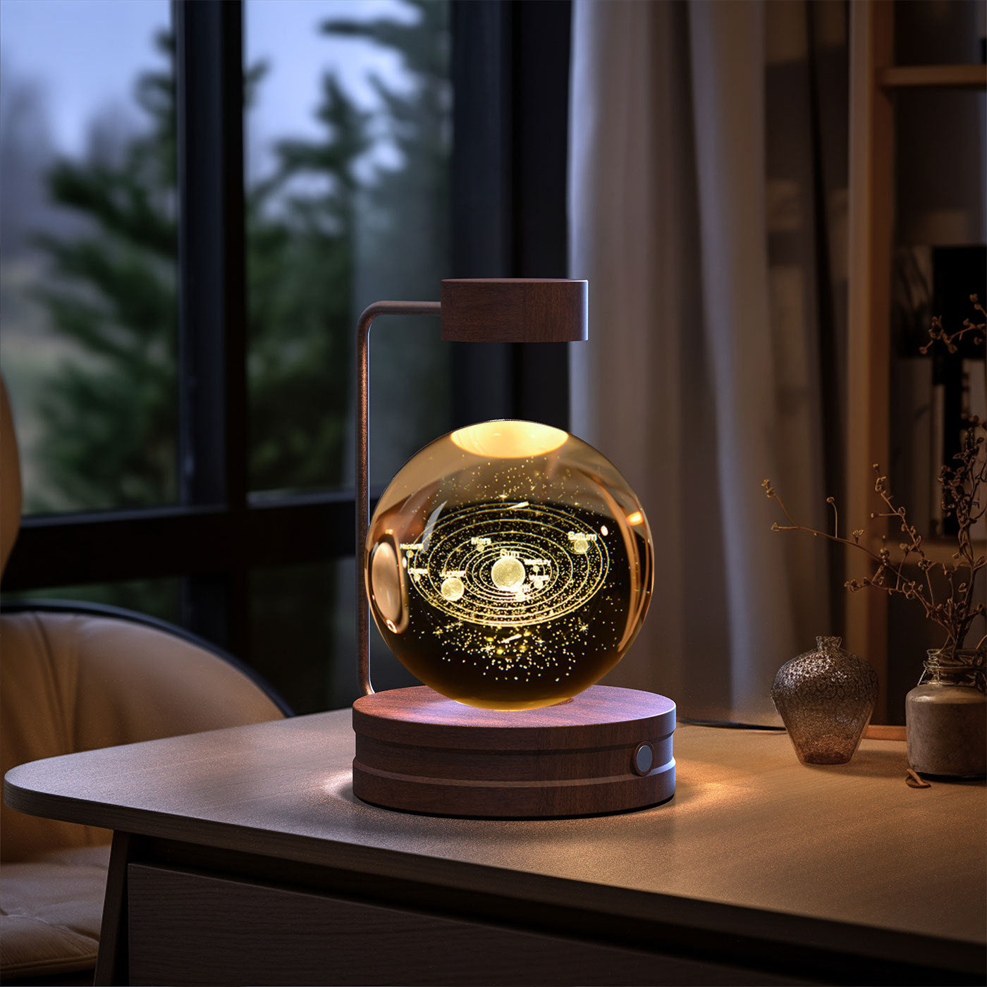 Crystal Ball Cosmic Indoor Night Light - eva-ana