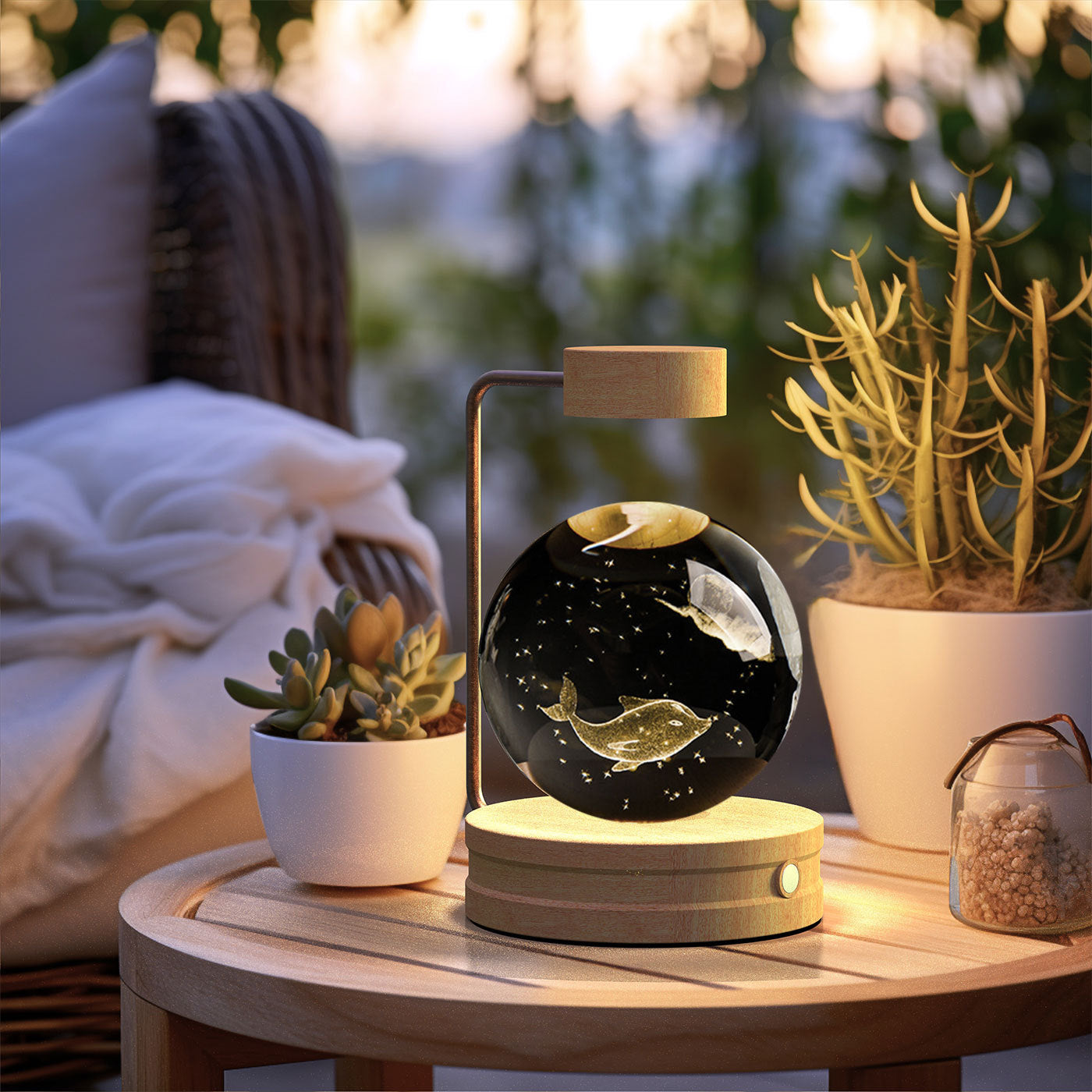 Crystal Ball Cosmic Indoor Night Light - eva-ana