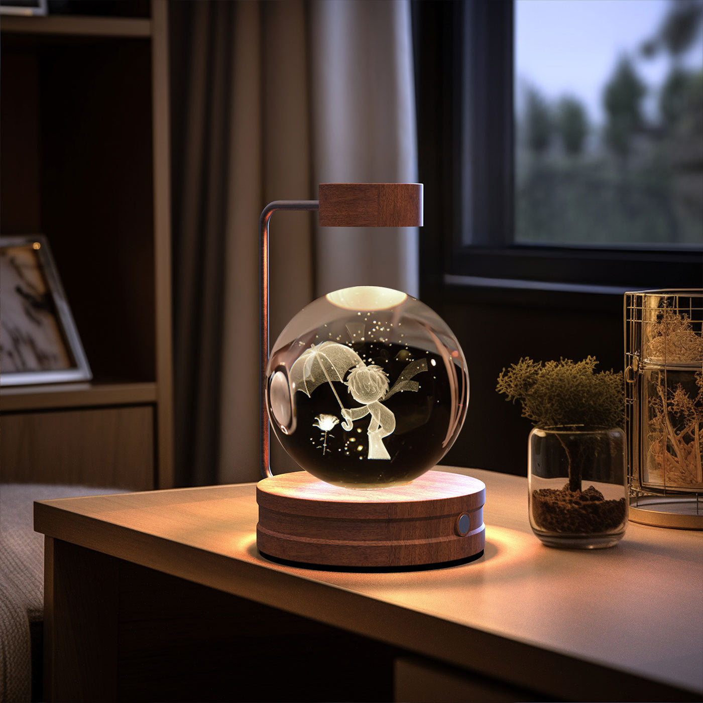 Crystal Ball Cosmic Indoor Night Light - eva-ana