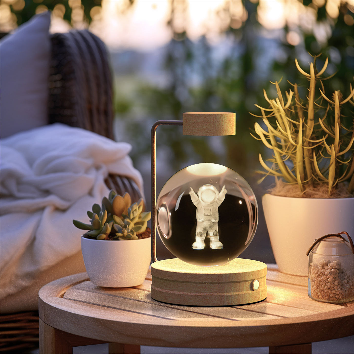 Crystal Ball Cosmic Indoor Night Light - eva-ana