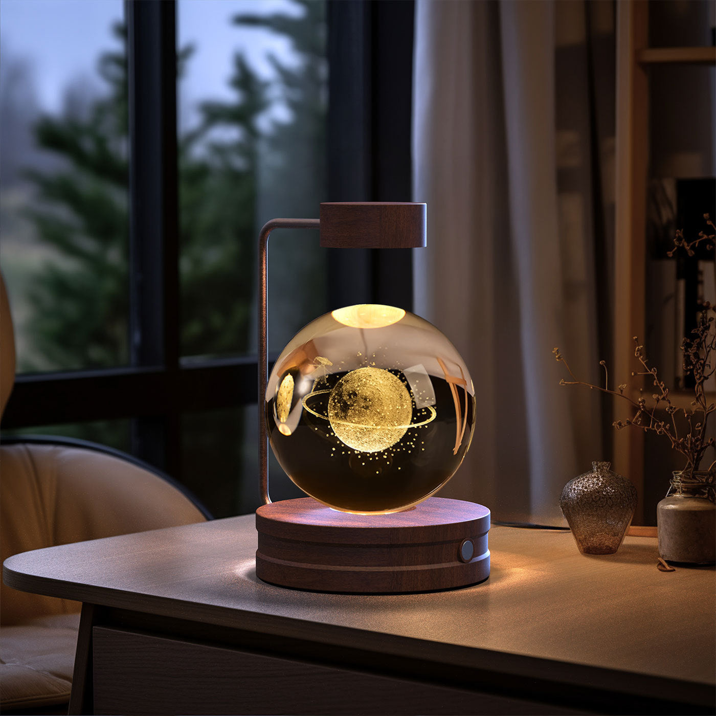 Crystal Ball Cosmic Indoor Night Light - eva-ana