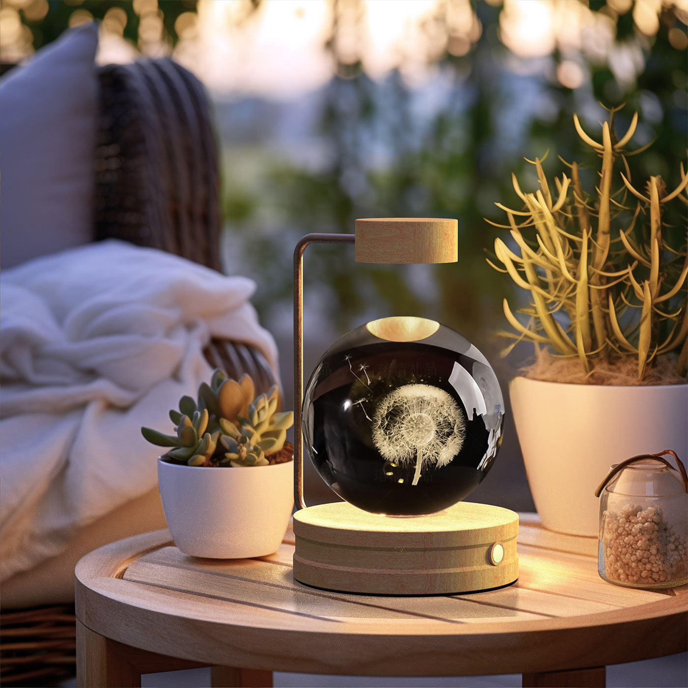 Crystal Ball Cosmic Indoor Night Light - eva-ana