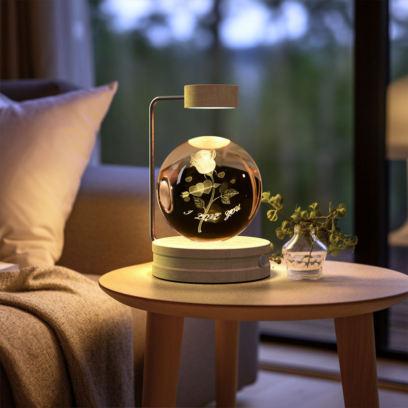Crystal Ball Cosmic Indoor Night Light - eva-ana