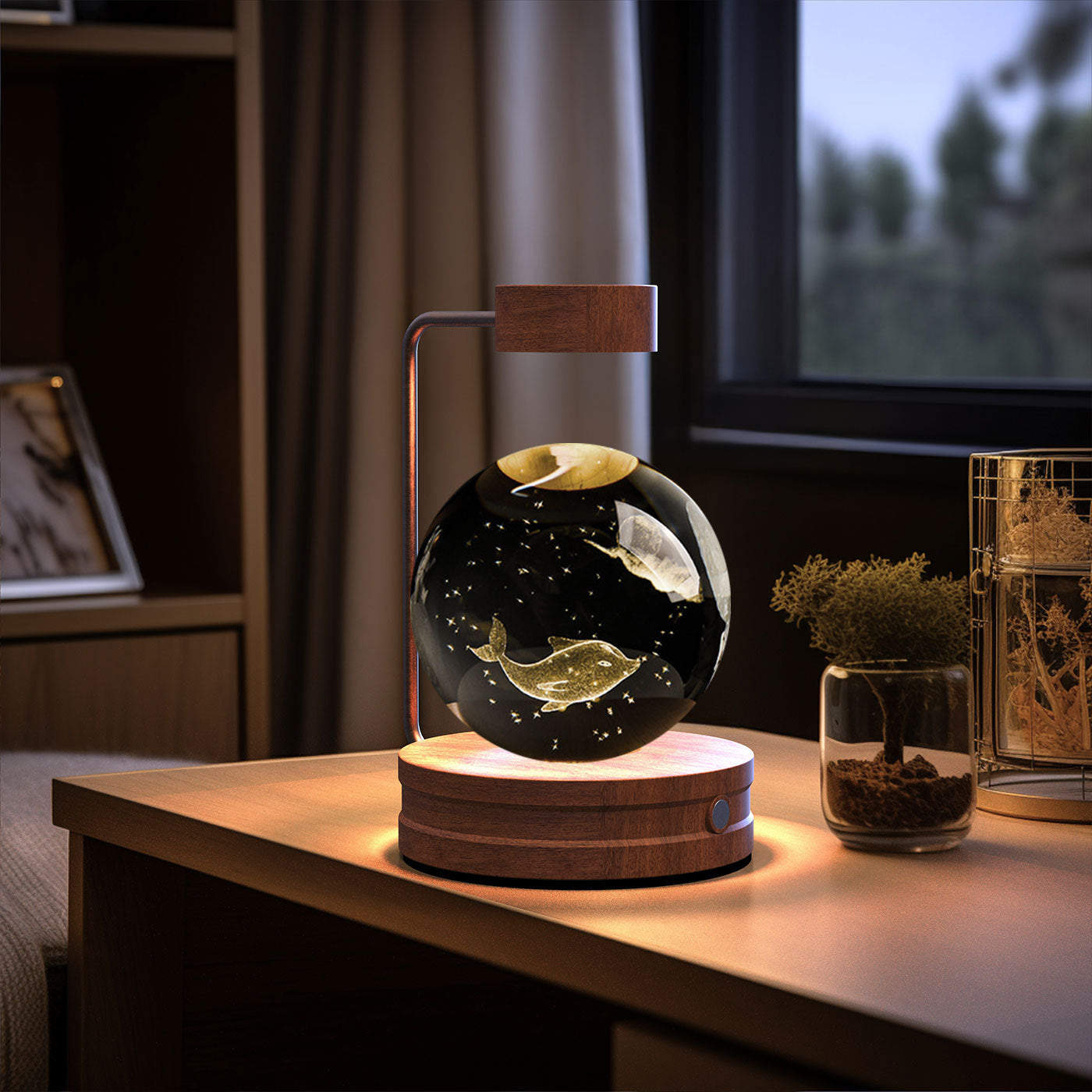 Crystal Ball Cosmic Indoor Night Light - eva-ana