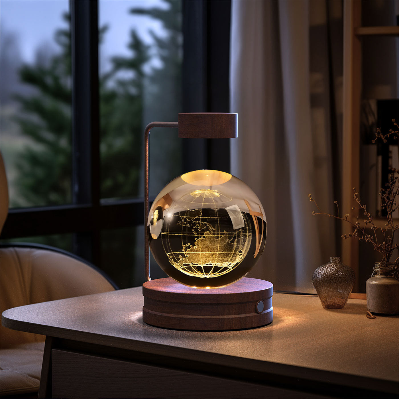 Crystal Ball Cosmic Indoor Night Light - eva-ana