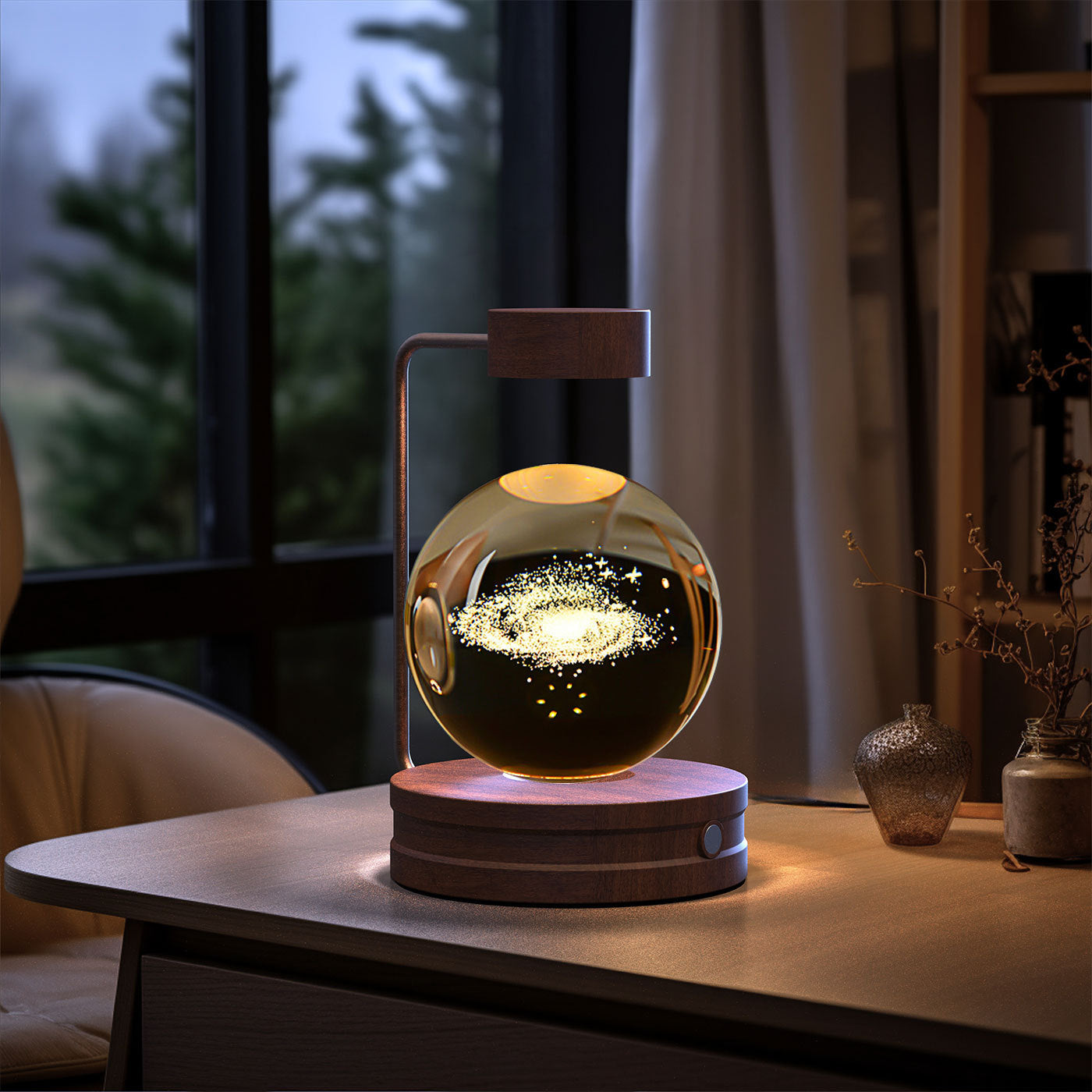 Crystal Ball Cosmic Indoor Night Light - eva-ana