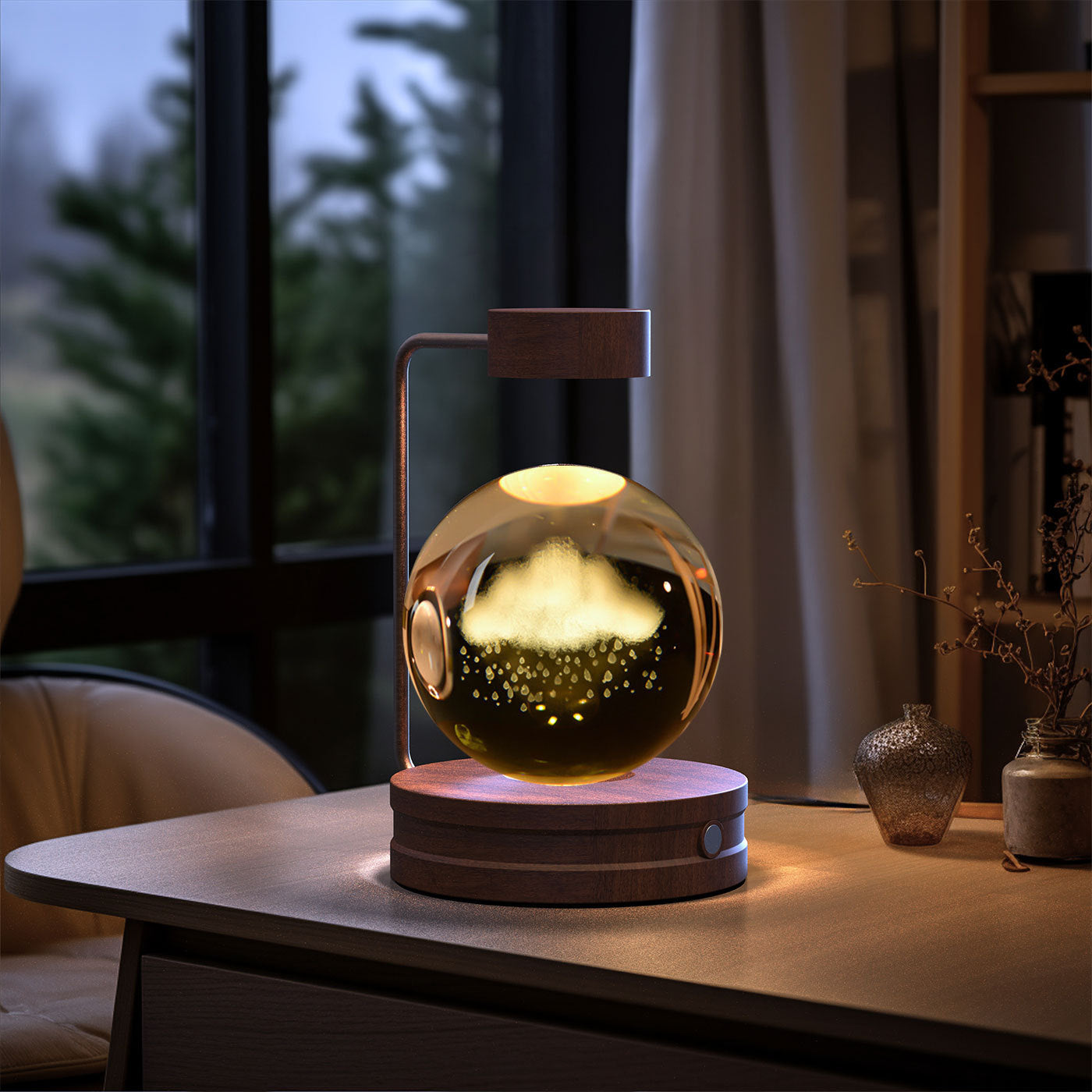 Crystal Ball Cosmic Indoor Night Light - eva-ana