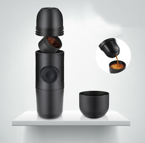 Condensed portable mini coffee machine - eva-ana