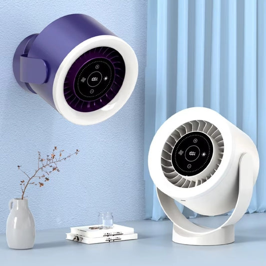 Desktop Adjustable Fan Light Rechargeable - eva-ana